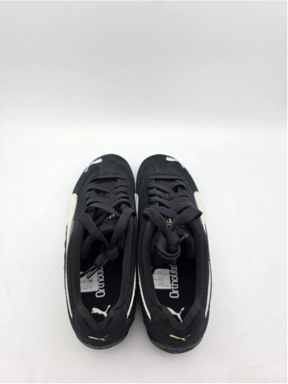Puma Boys Speedcat Jr Lace Up Suede Sneakers Black Size 6.5 - Picture 4 of 5